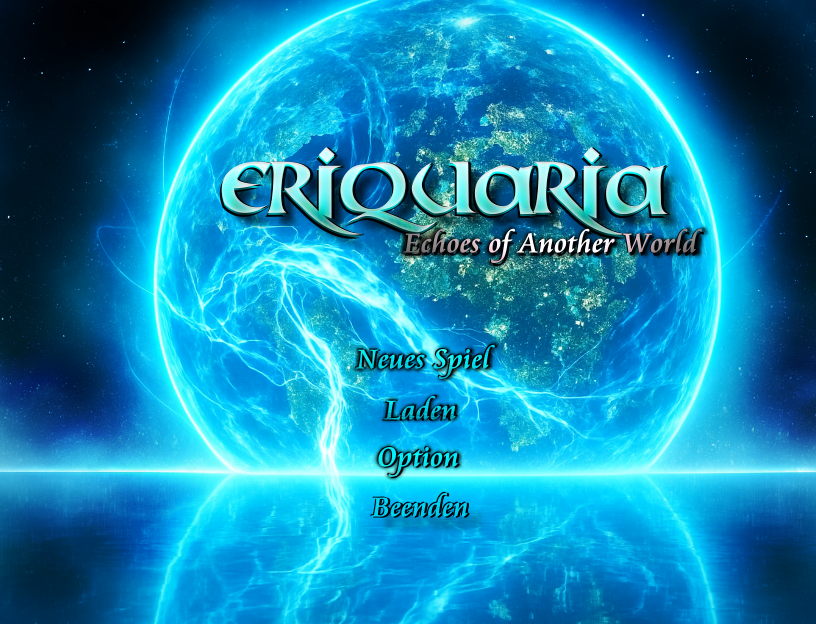 Eriquaria - Echoes of Another World (Startbildschirm)
